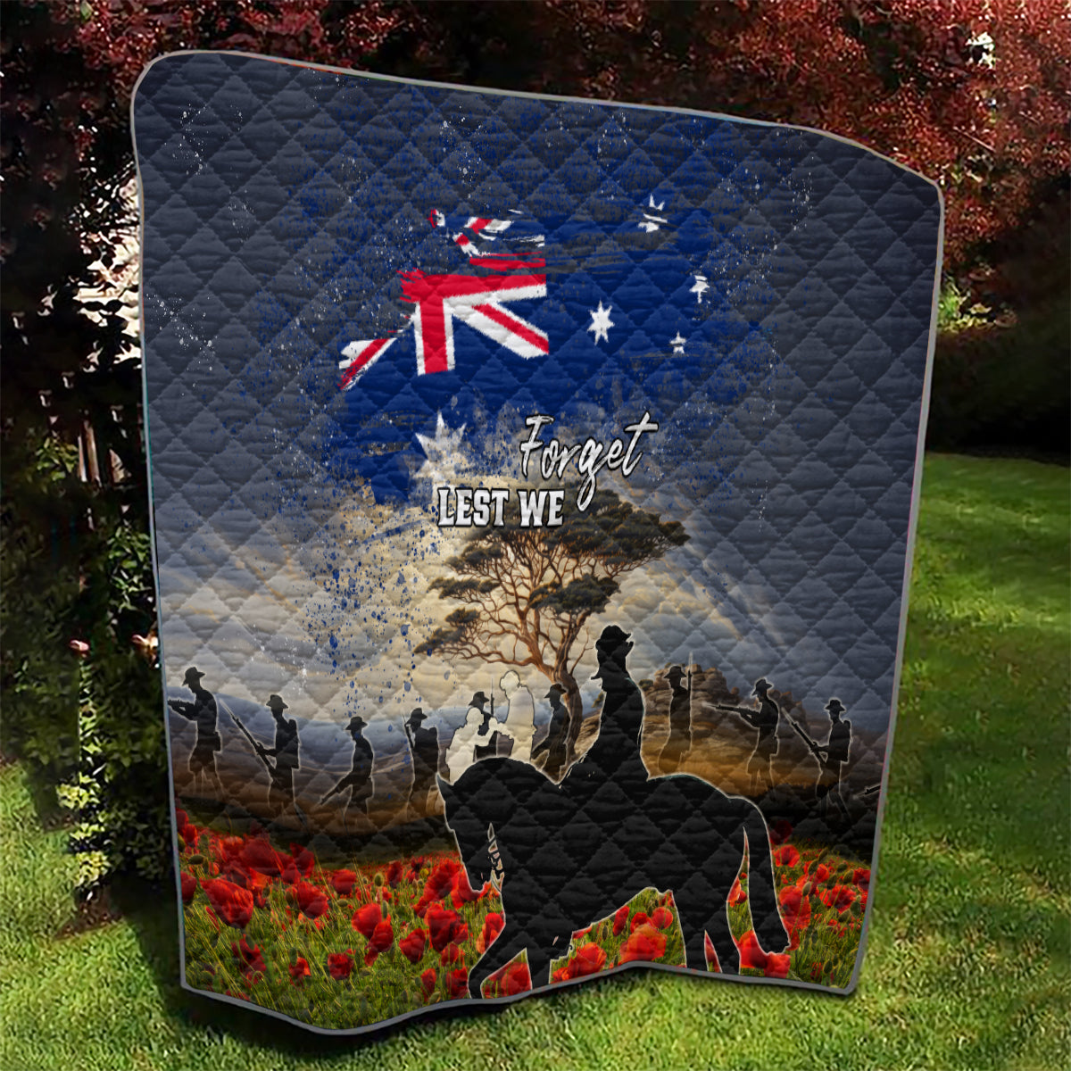 Australia ANZAC Day Quilt The Lonesome Pine LT05 - Vibe Hoodie Shop