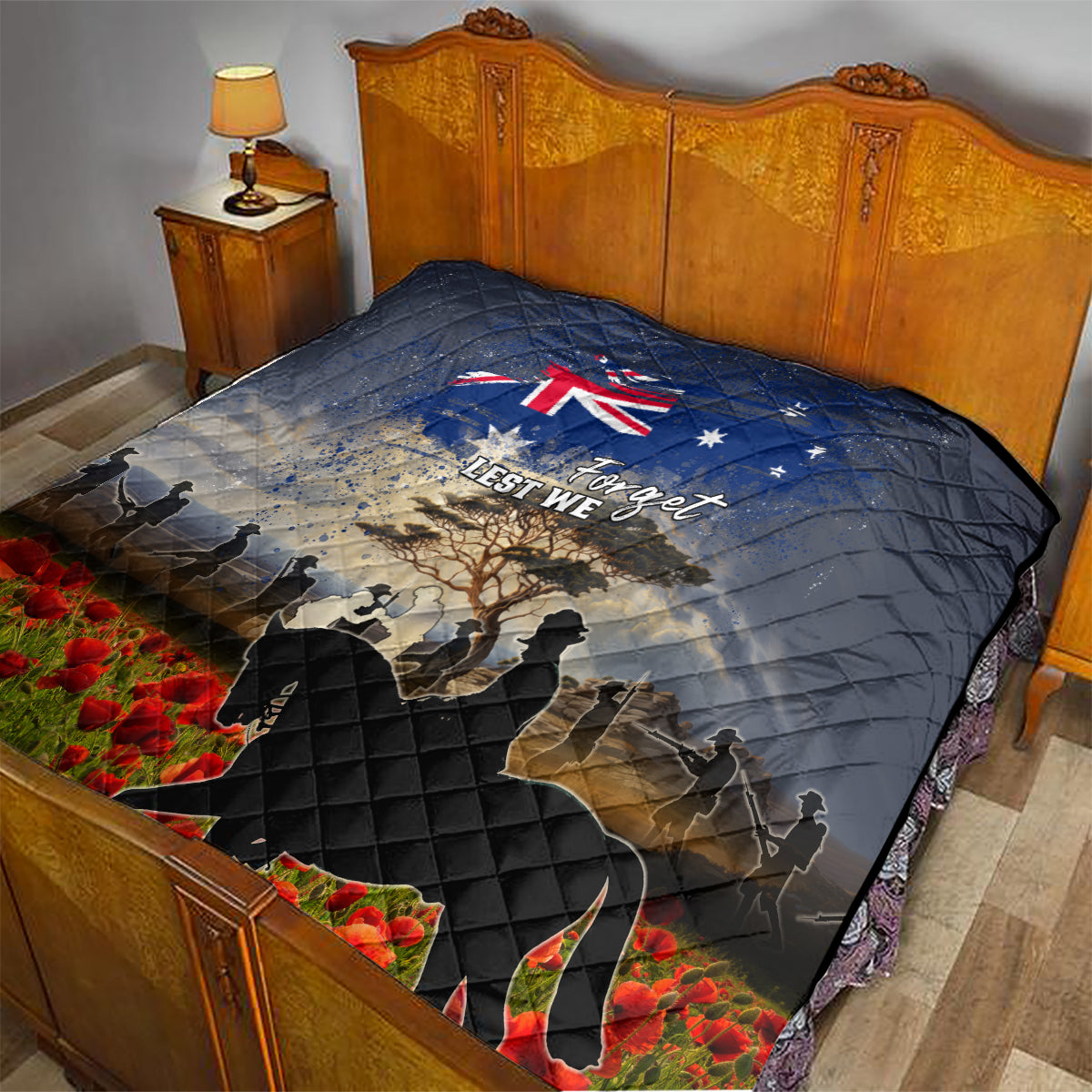 Australia ANZAC Day Quilt The Lonesome Pine LT05 - Vibe Hoodie Shop