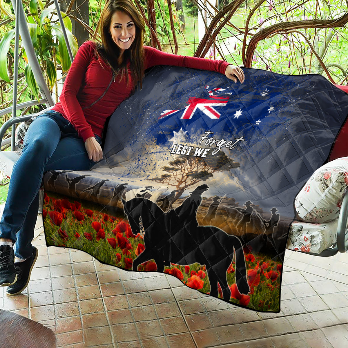Australia ANZAC Day Quilt The Lonesome Pine LT05 - Vibe Hoodie Shop