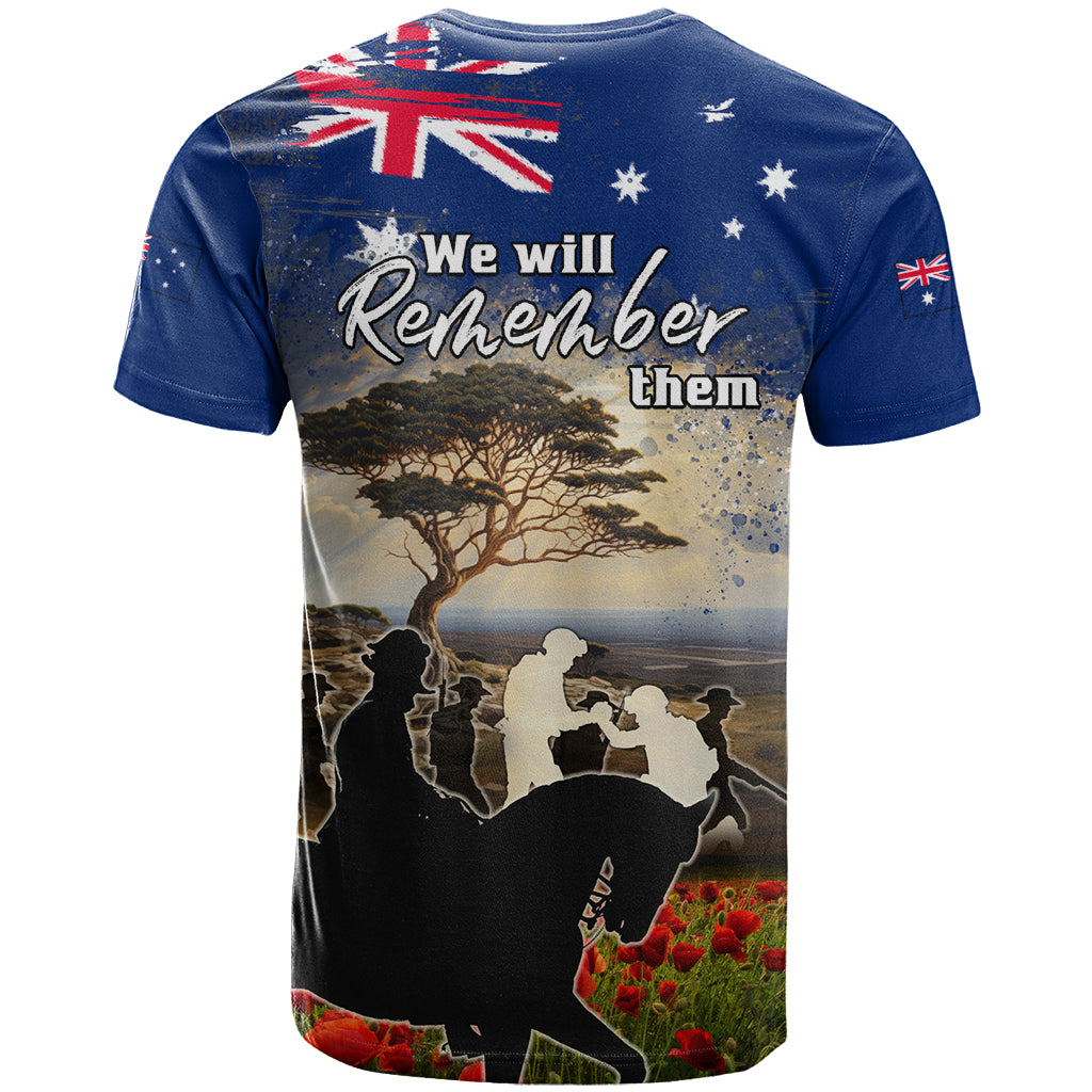 Australia ANZAC Day T Shirt The Lonesome Pine LT05 - Vibe Hoodie Shop