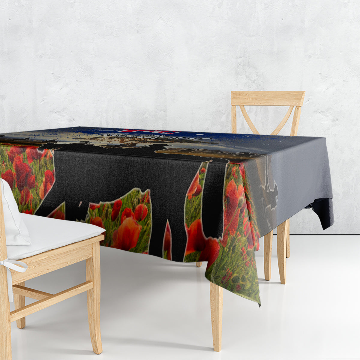 Australia ANZAC Day Tablecloth The Lonesome Pine