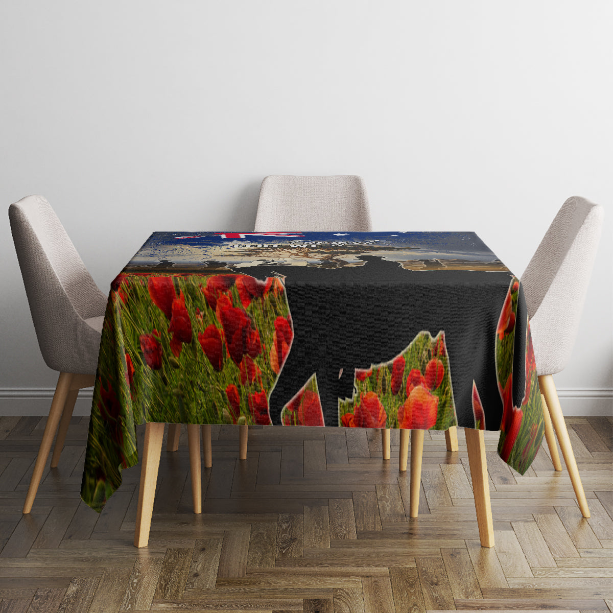 Australia ANZAC Day Tablecloth The Lonesome Pine