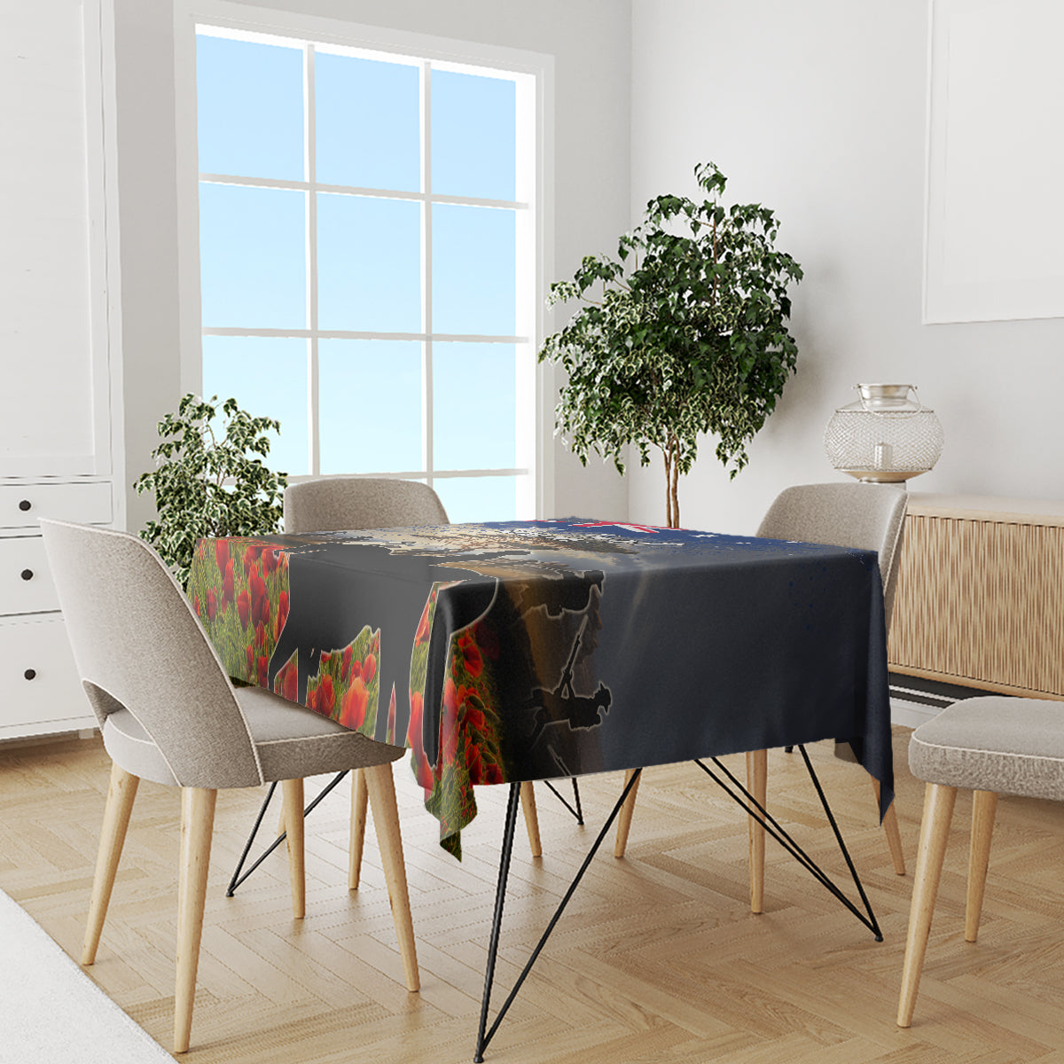 Australia ANZAC Day Tablecloth The Lonesome Pine