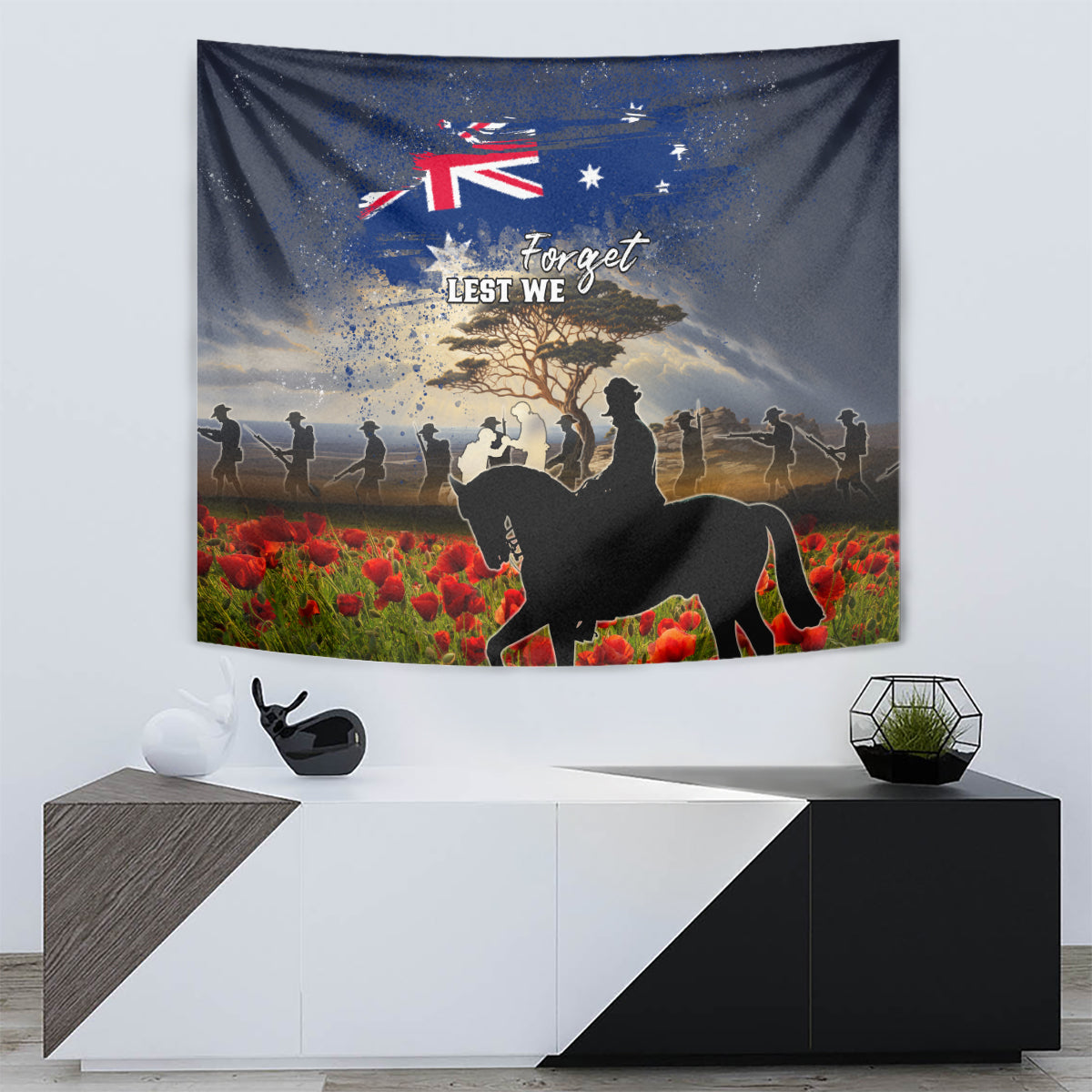 Australia ANZAC Day Tapestry The Lonesome Pine LT05 - Vibe Hoodie Shop