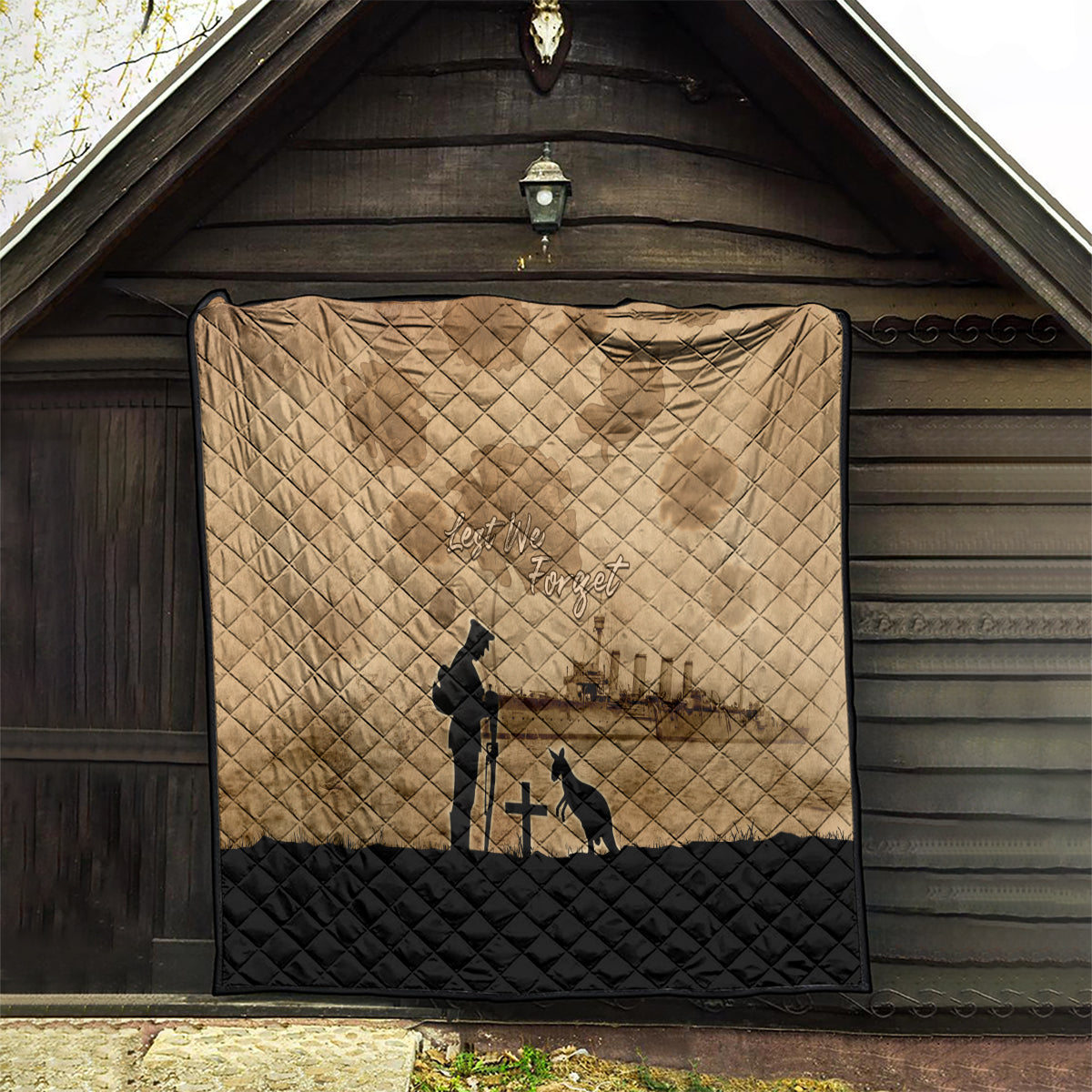 Australia ANZAC Day Quilt HMAS Sydney I Chatham-Class Light Cruiser LT05 - Vibe Hoodie Shop
