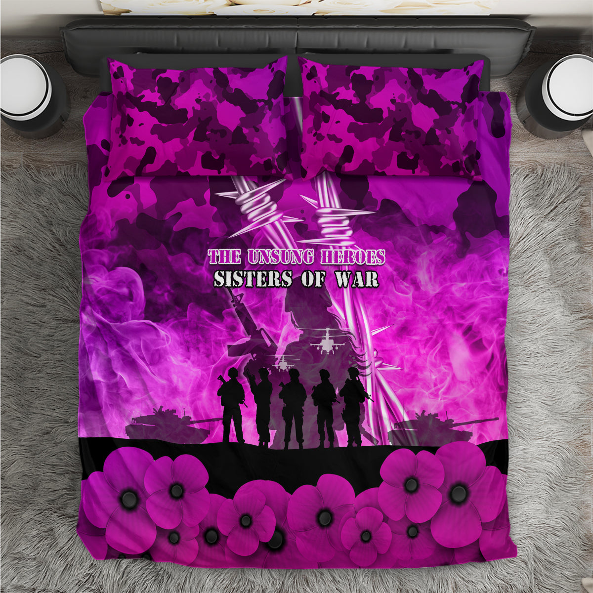 Australia ANZAC Day Bedding Set The Unsung Heroes Sisters of War LT05 - Vibe Hoodie Shop