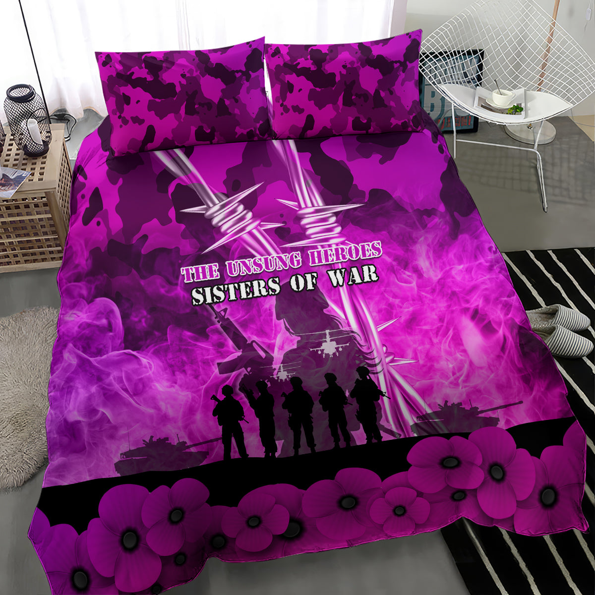 Australia ANZAC Day Bedding Set The Unsung Heroes Sisters of War LT05 - Vibe Hoodie Shop