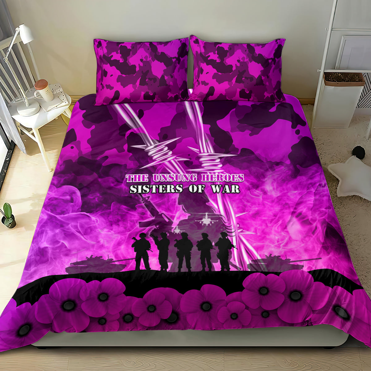Australia ANZAC Day Bedding Set The Unsung Heroes Sisters of War LT05 - Vibe Hoodie Shop