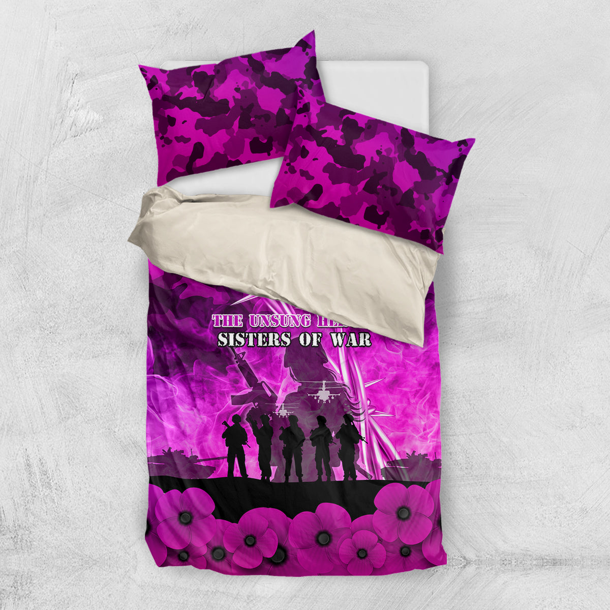 Australia ANZAC Day Bedding Set The Unsung Heroes Sisters of War LT05 - Vibe Hoodie Shop