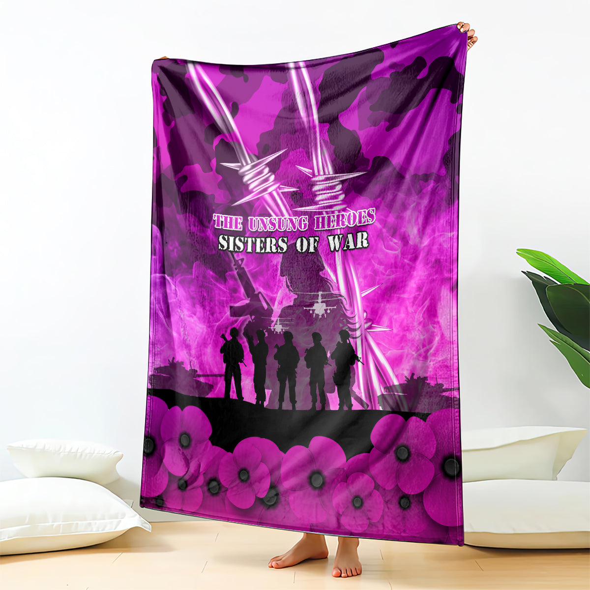 Australia ANZAC Day Blanket The Unsung Heroes Sisters of War LT05 - Vibe Hoodie Shop