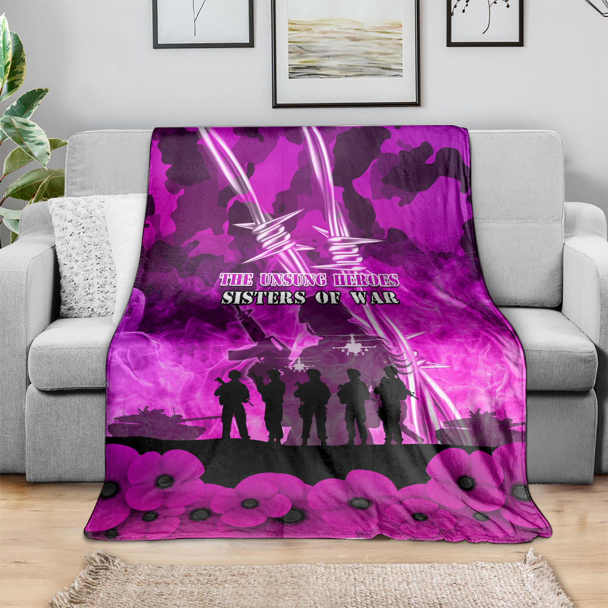Australia ANZAC Day Blanket The Unsung Heroes Sisters of War LT05 - Vibe Hoodie Shop