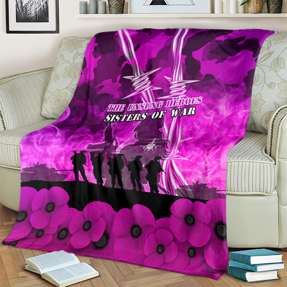 Australia ANZAC Day Blanket The Unsung Heroes Sisters of War LT05 - Vibe Hoodie Shop