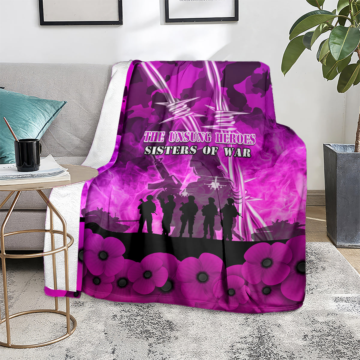 Australia ANZAC Day Blanket The Unsung Heroes Sisters of War LT05 - Vibe Hoodie Shop
