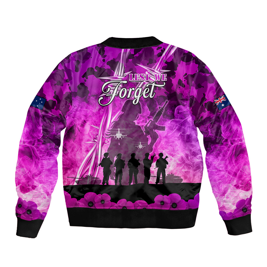 Australia ANZAC Day Bomber Jacket The Unsung Heroes Sisters of War LT05 - Vibe Hoodie Shop
