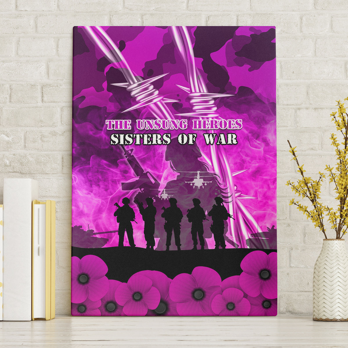 Australia ANZAC Day Canvas Wall Art The Unsung Heroes Sisters of War