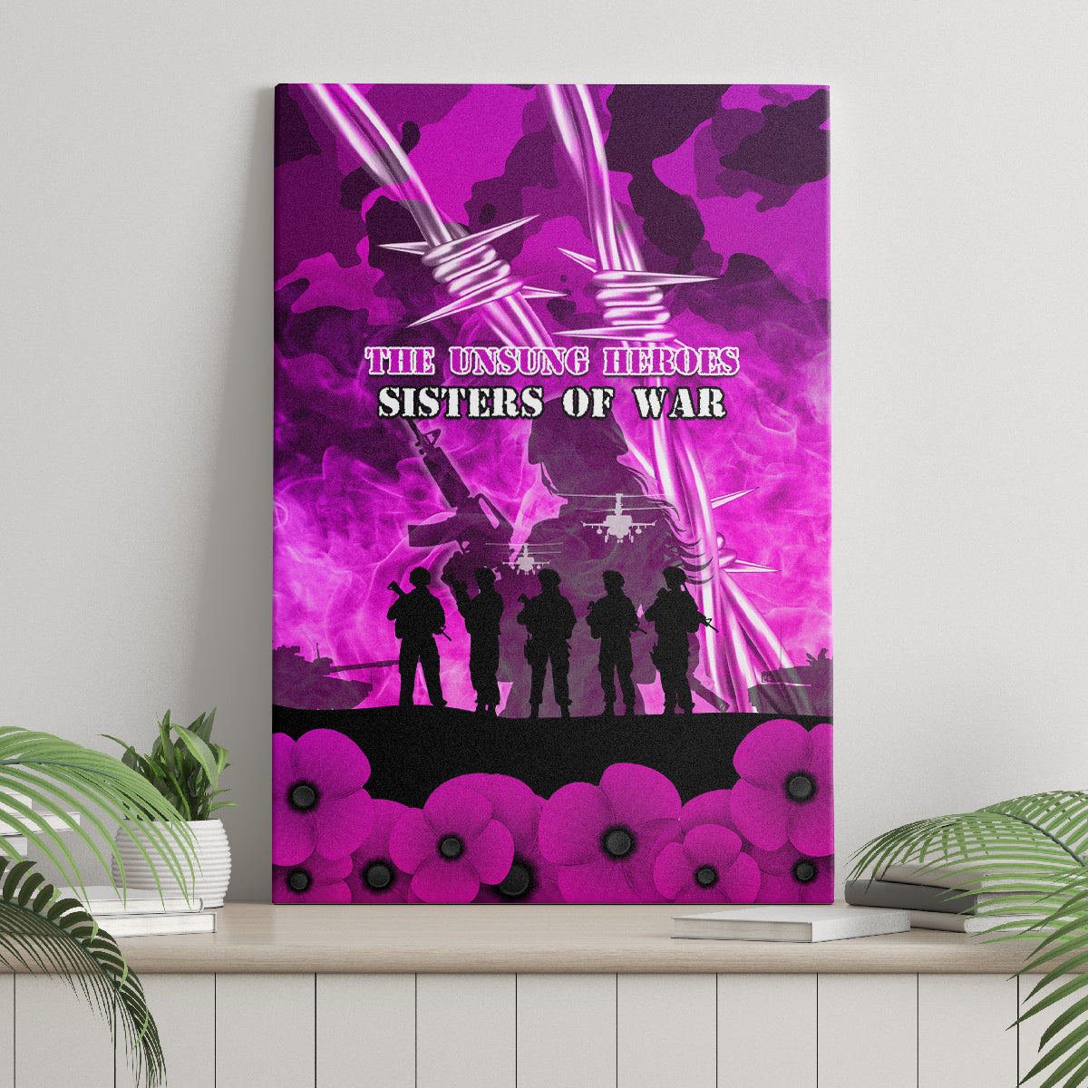 Australia ANZAC Day Canvas Wall Art The Unsung Heroes Sisters of War