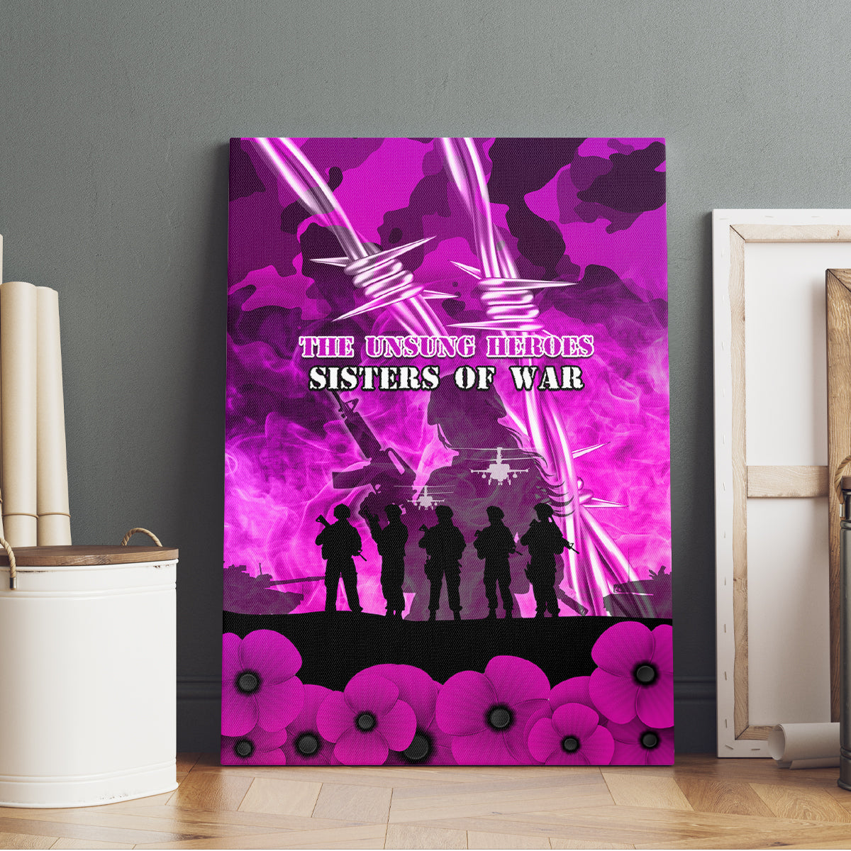 Australia ANZAC Day Canvas Wall Art The Unsung Heroes Sisters of War