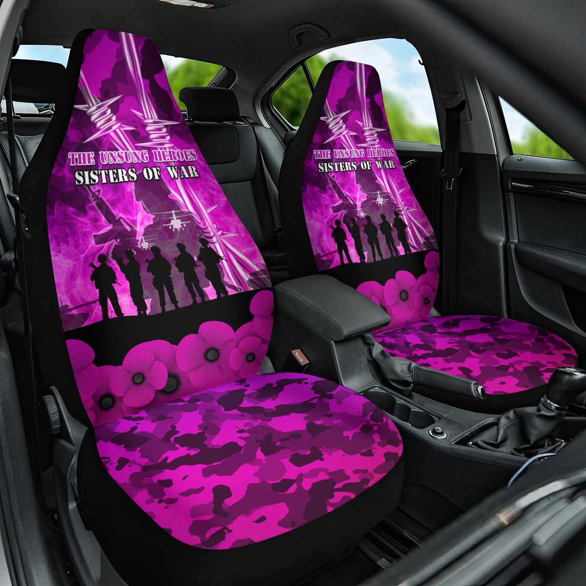 Australia ANZAC Day Car Seat Cover The Unsung Heroes Sisters of War LT05 - Vibe Hoodie Shop