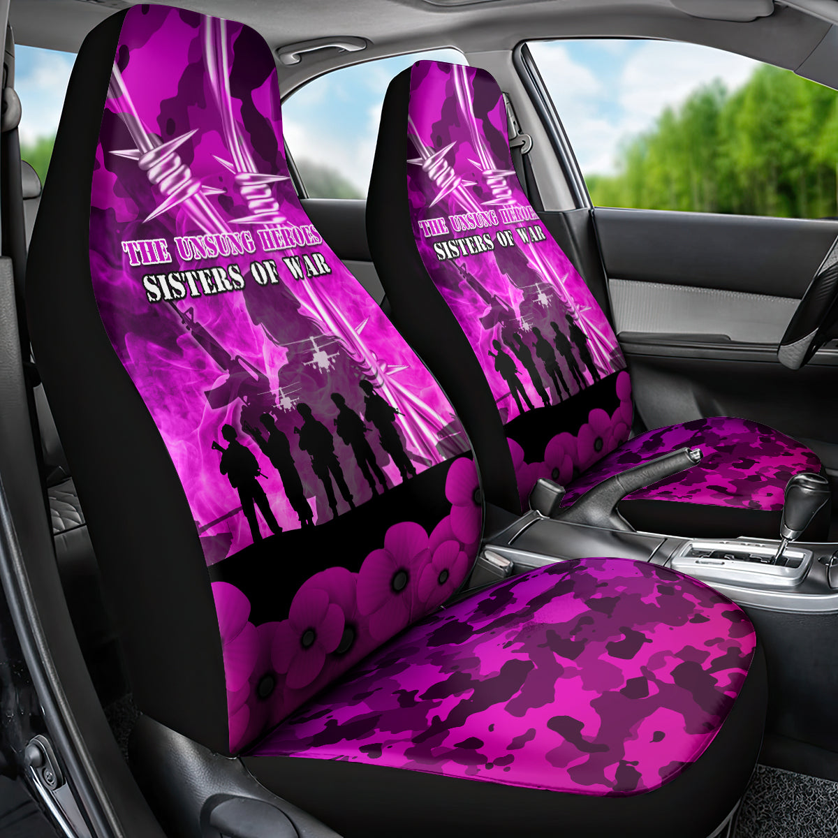 Australia ANZAC Day Car Seat Cover The Unsung Heroes Sisters of War LT05 - Vibe Hoodie Shop