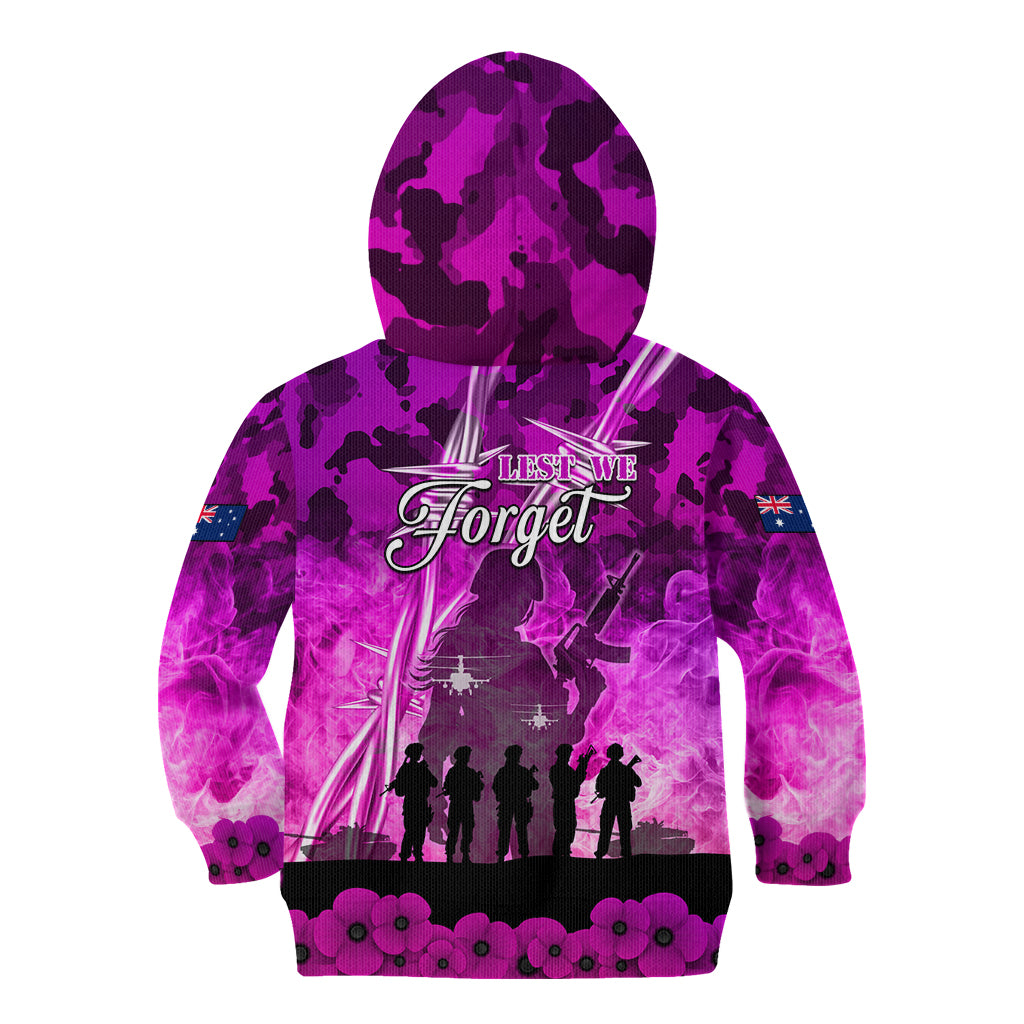 Australia ANZAC Day Kid Hoodie The Unsung Heroes Sisters of War LT05 - Vibe Hoodie Shop