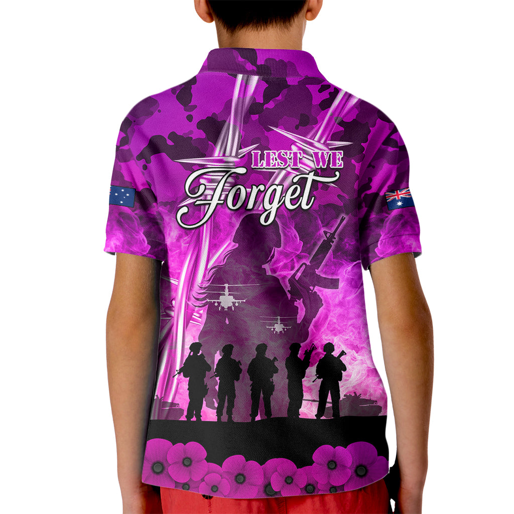 Australia ANZAC Day Kid Polo Shirt The Unsung Heroes Sisters of War LT05 - Vibe Hoodie Shop