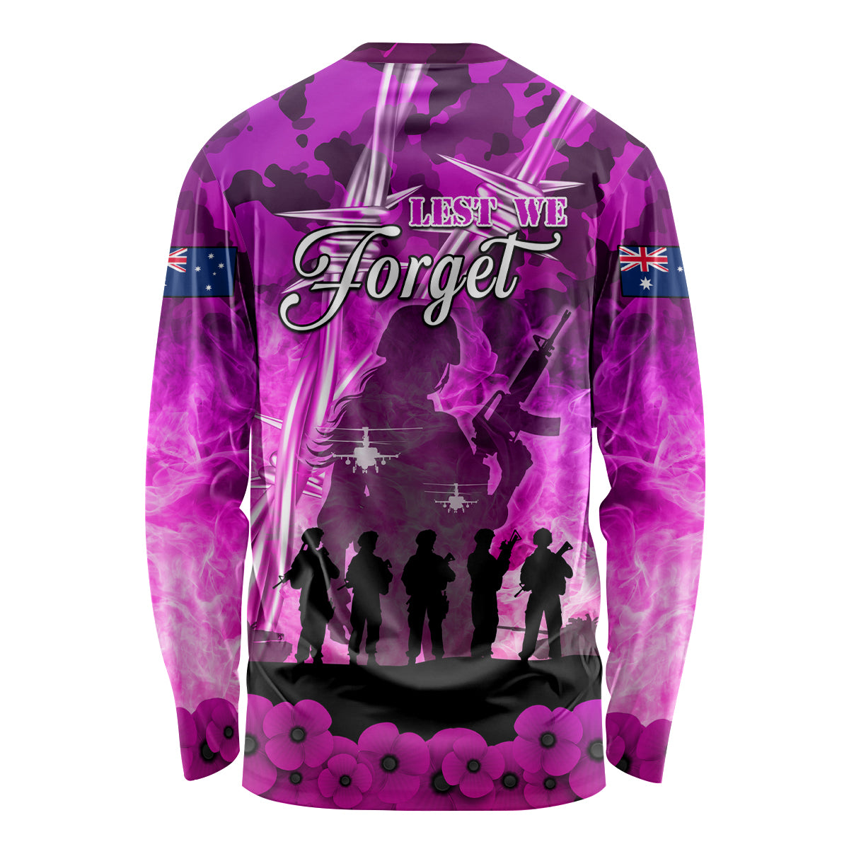 Australia ANZAC Day Long Sleeve Shirt The Unsung Heroes Sisters of War LT05 - Vibe Hoodie Shop