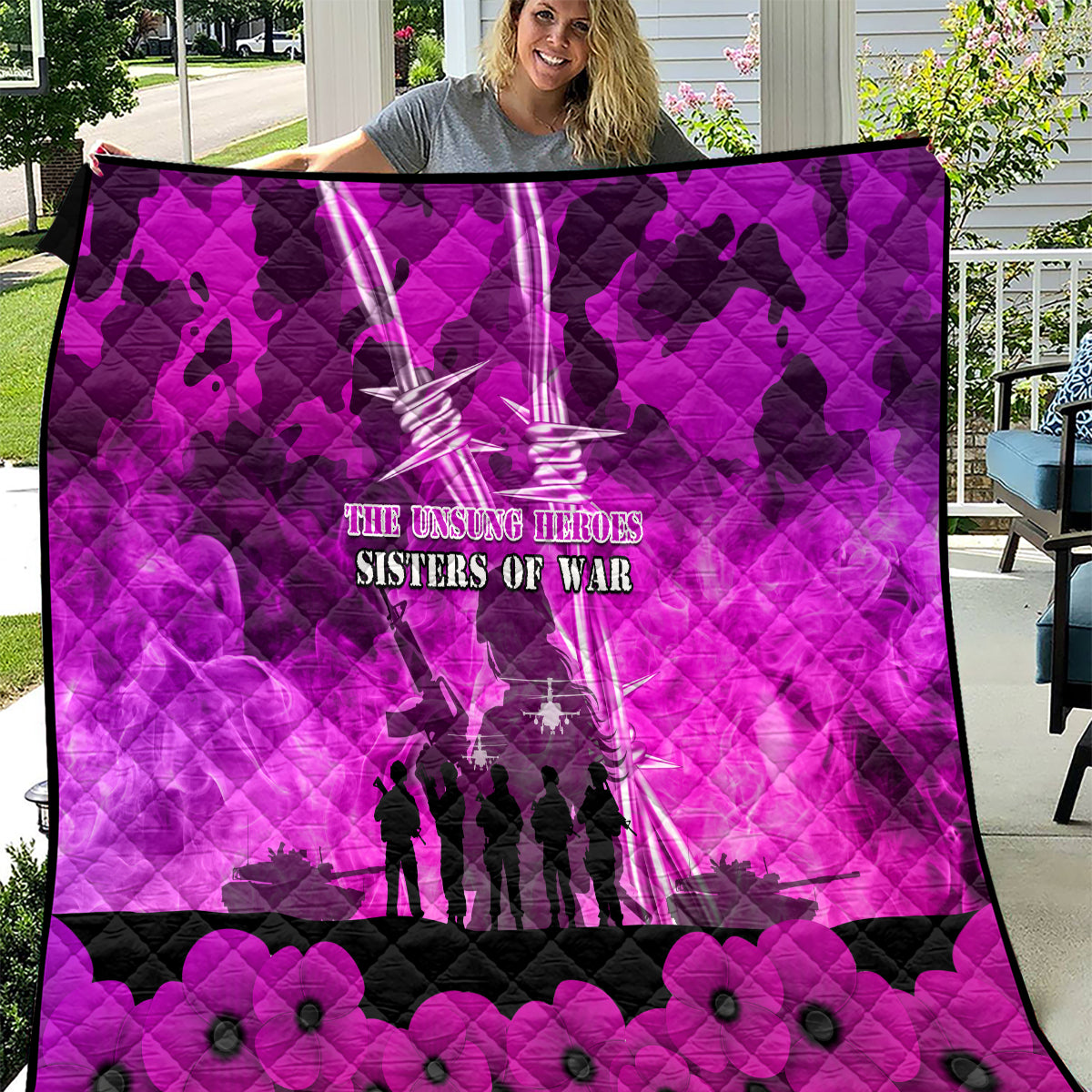 Australia ANZAC Day Quilt The Unsung Heroes Sisters of War LT05 - Vibe Hoodie Shop