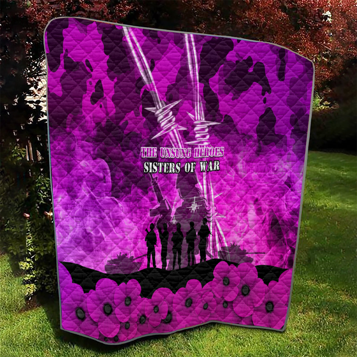 Australia ANZAC Day Quilt The Unsung Heroes Sisters of War LT05 - Vibe Hoodie Shop