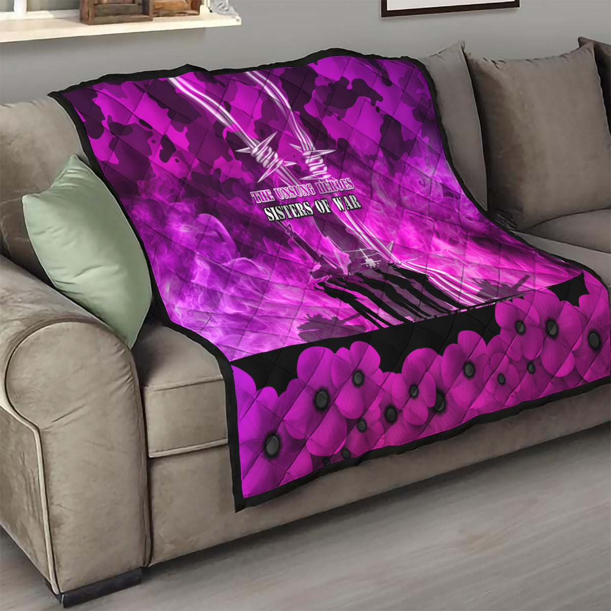 Australia ANZAC Day Quilt The Unsung Heroes Sisters of War LT05 - Vibe Hoodie Shop