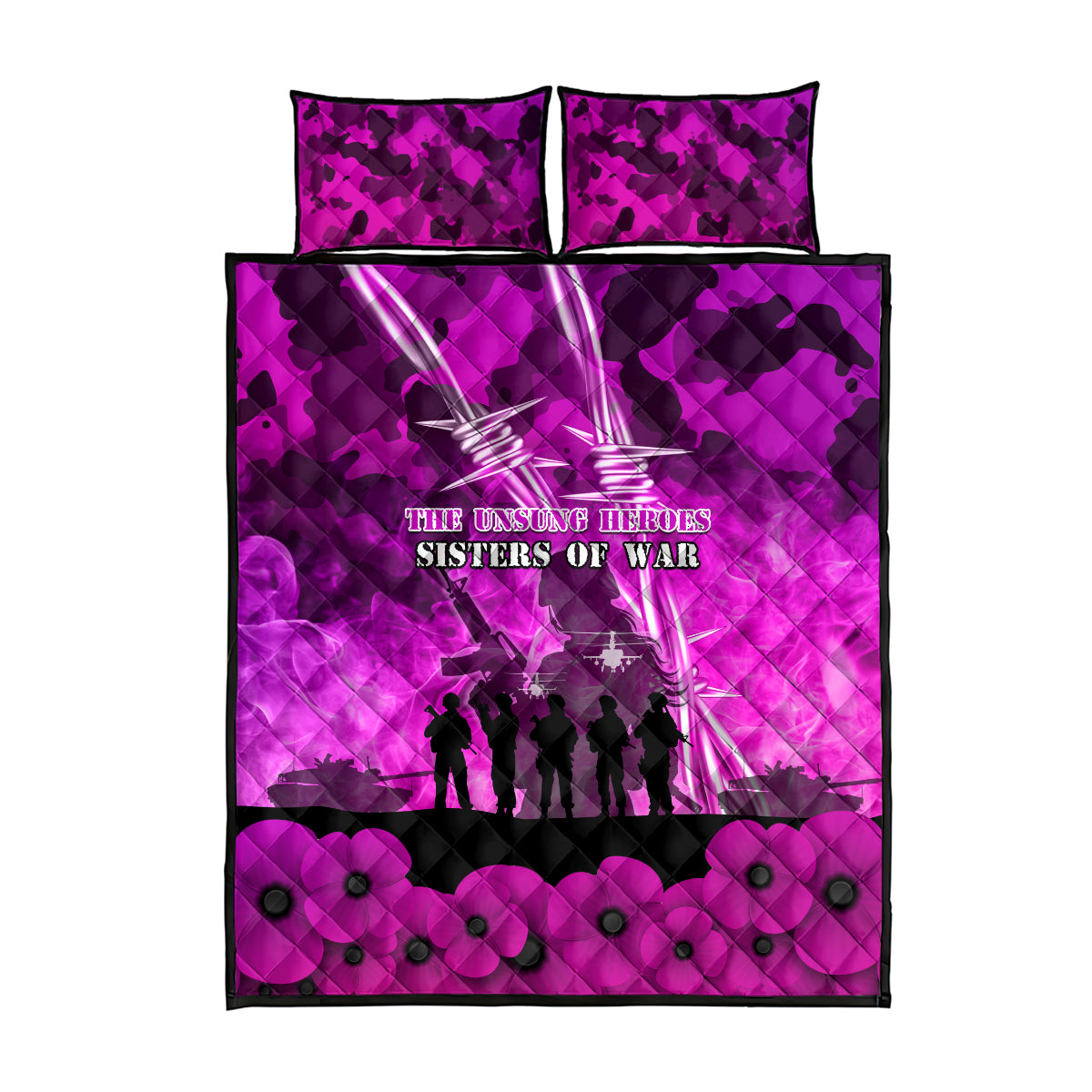 Australia ANZAC Day Quilt Bed Set The Unsung Heroes Sisters of War LT05 - Vibe Hoodie Shop