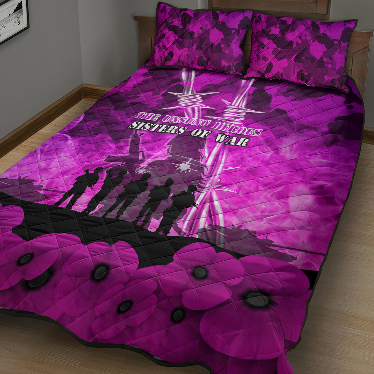 Australia ANZAC Day Quilt Bed Set The Unsung Heroes Sisters of War LT05 - Vibe Hoodie Shop