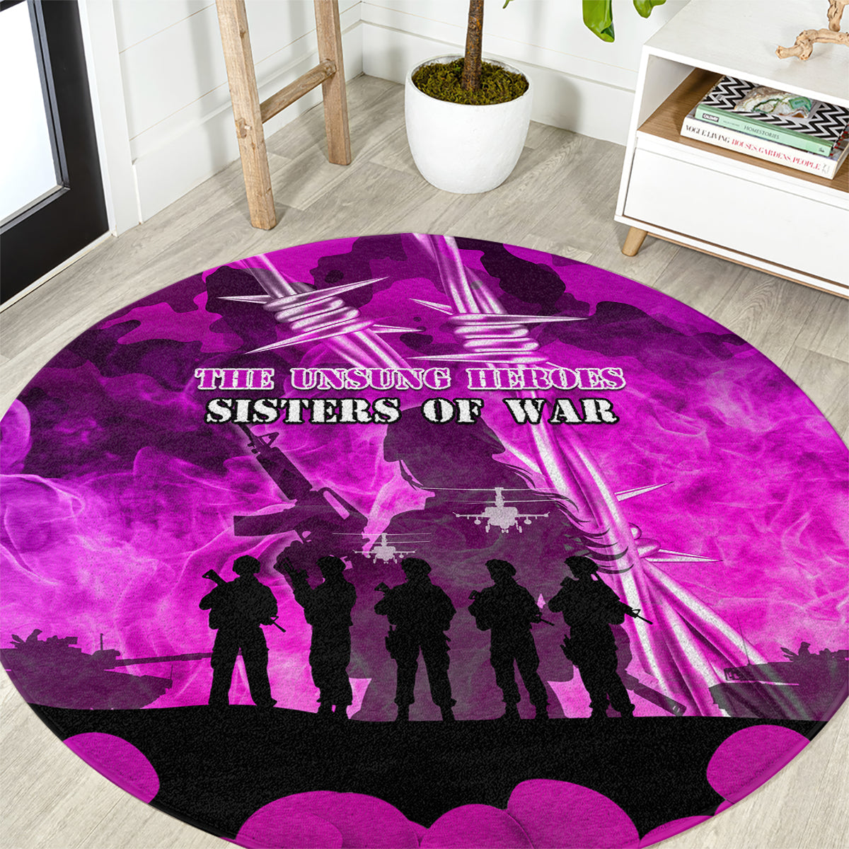 Australia ANZAC Day Round Carpet The Unsung Heroes Sisters of War