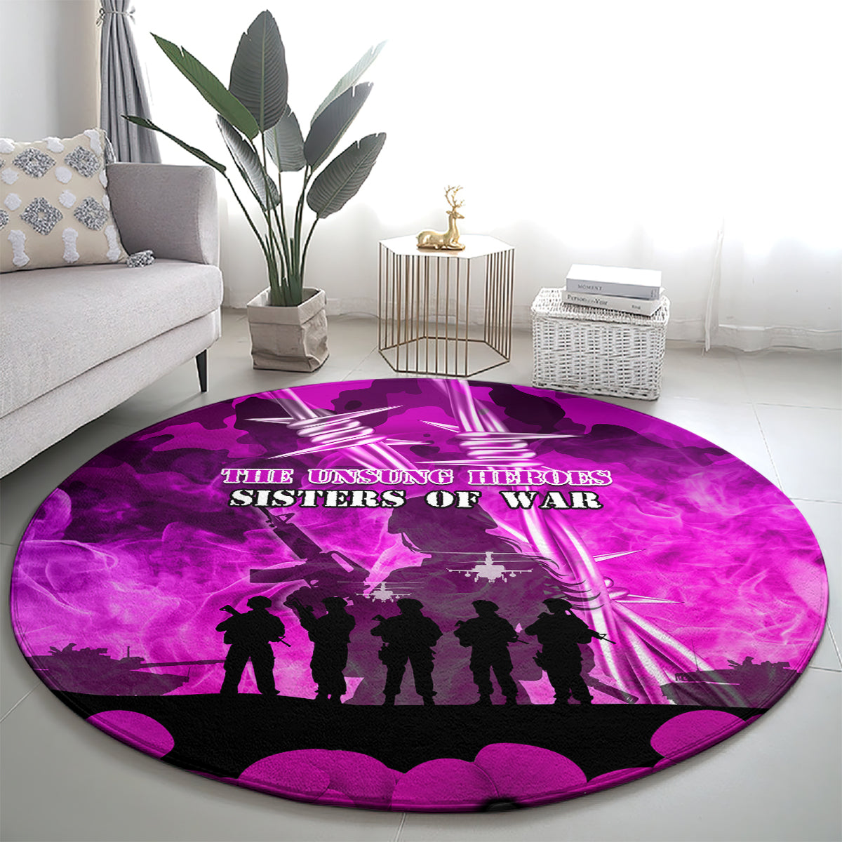 Australia ANZAC Day Round Carpet The Unsung Heroes Sisters of War