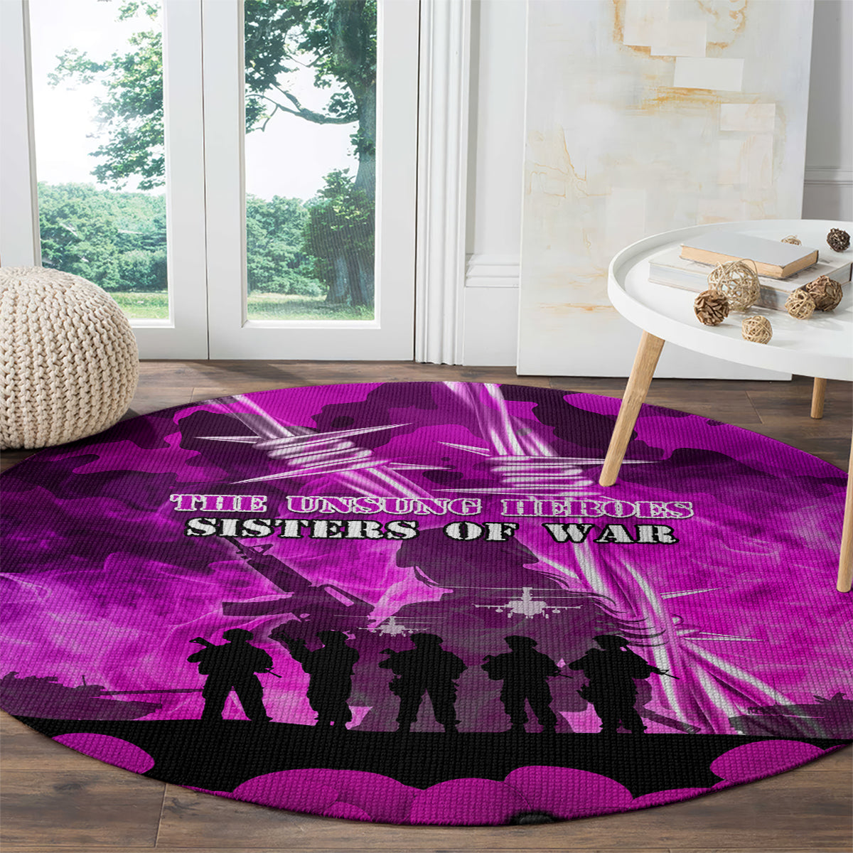 Australia ANZAC Day Round Carpet The Unsung Heroes Sisters of War