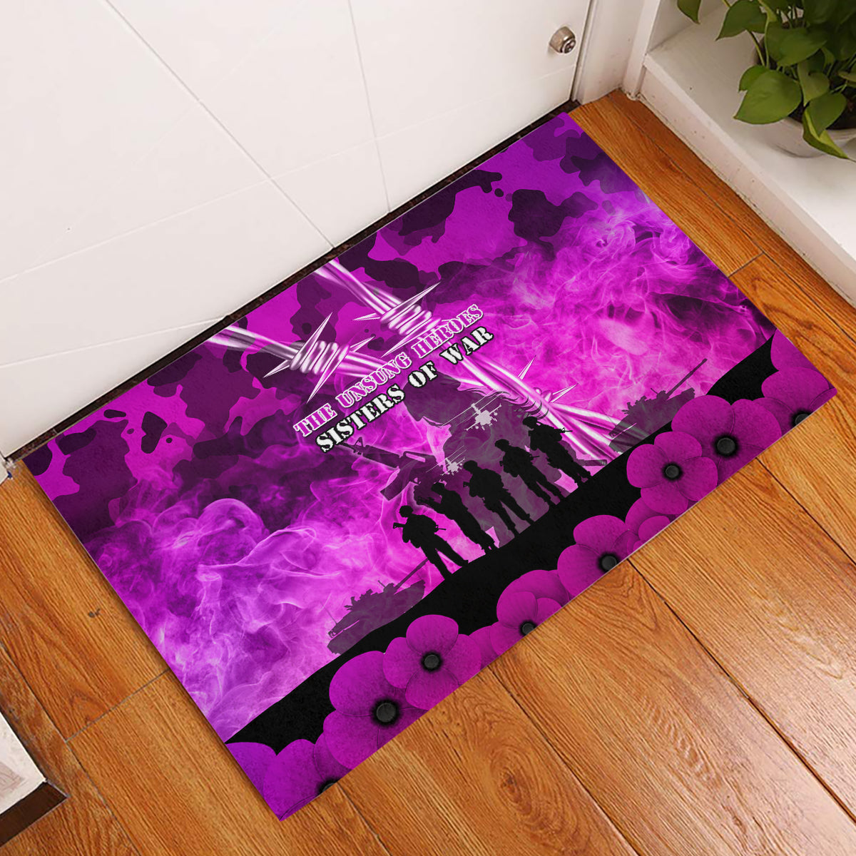 Australia ANZAC Day Rubber Doormat The Unsung Heroes Sisters of War