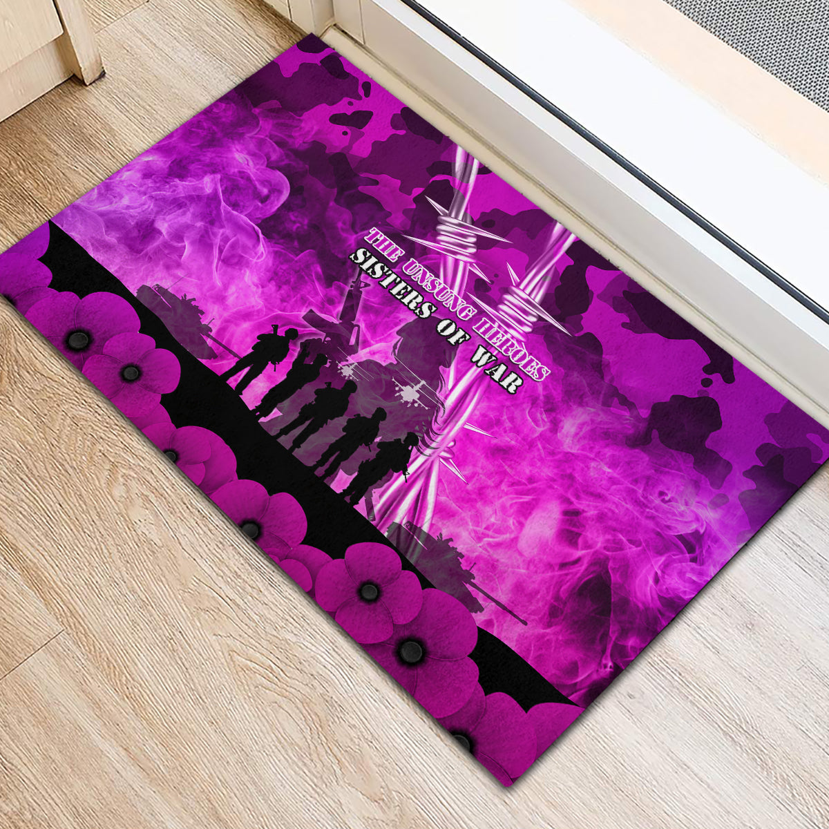 Australia ANZAC Day Rubber Doormat The Unsung Heroes Sisters of War