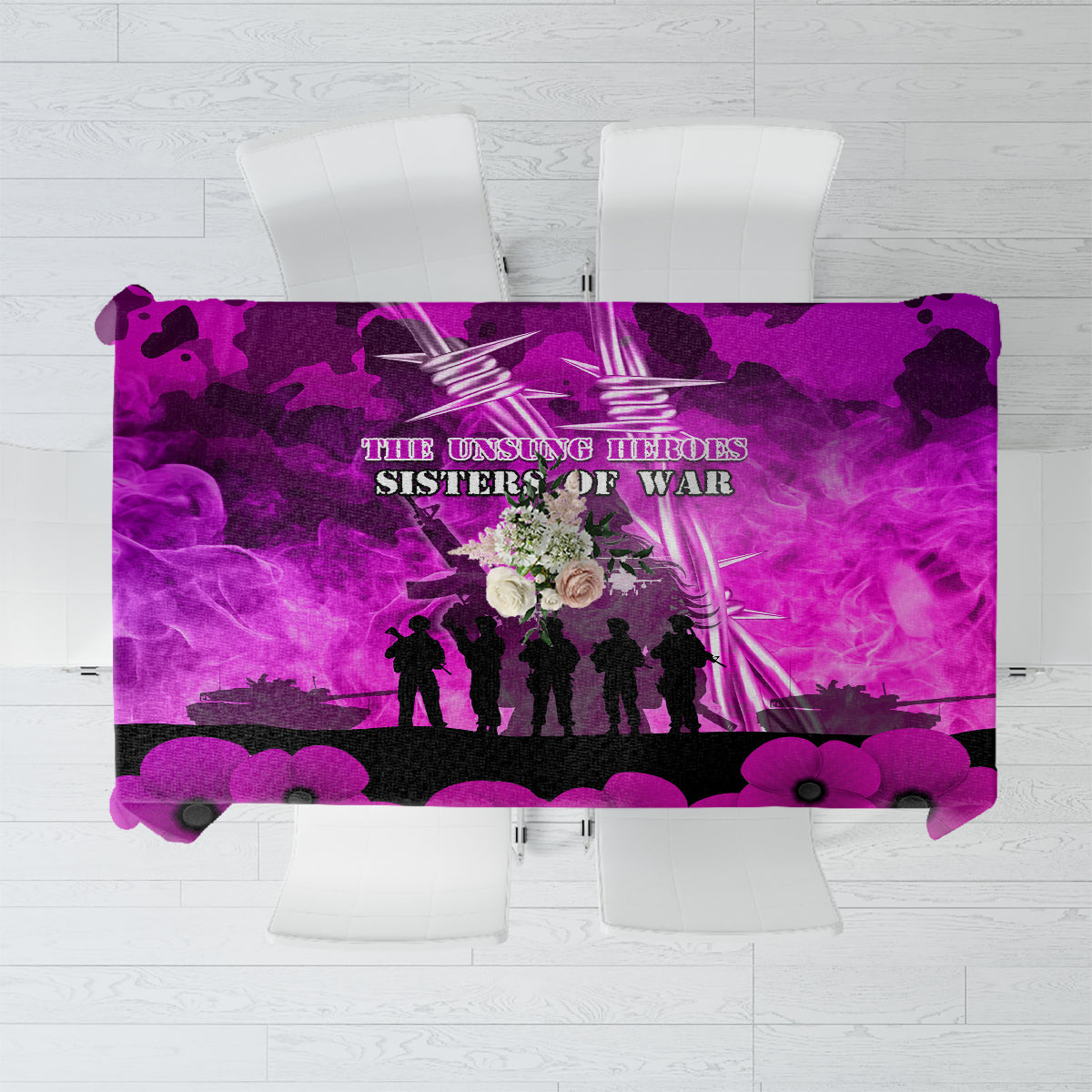 Australia ANZAC Day Tablecloth The Unsung Heroes Sisters of War