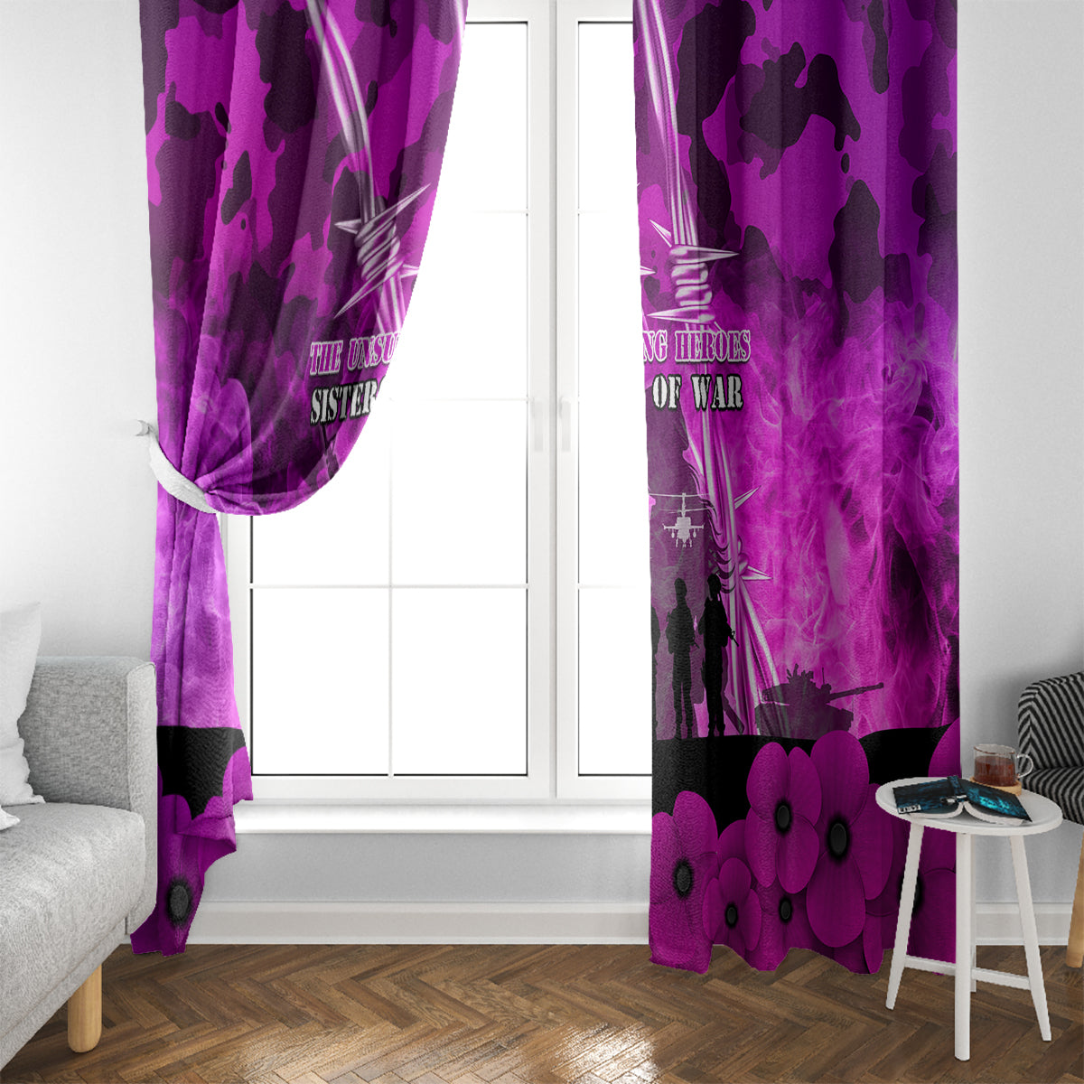 Australia ANZAC Day Window Curtain The Unsung Heroes Sisters of War