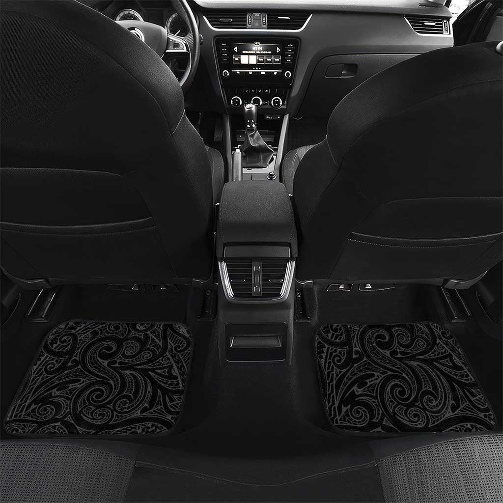 New Zealand And Papua New Guinea Rugby Custom Car Mats Maori Kiwi With Bird of Paradise