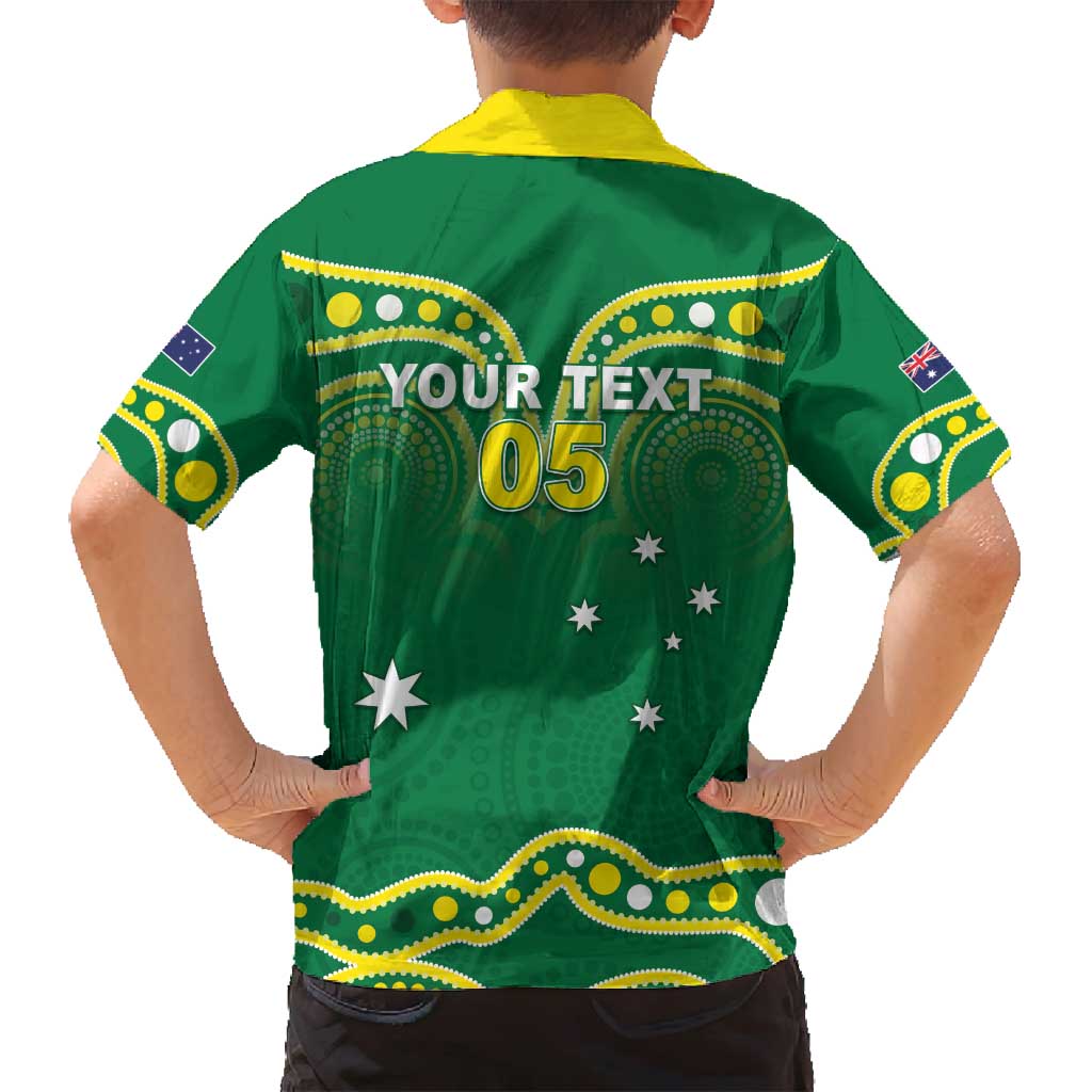 Australia Rugby Custom Family Matching Tank Maxi Dress and Hawaiian Shirt Kangaroos Make History Pacific Champions