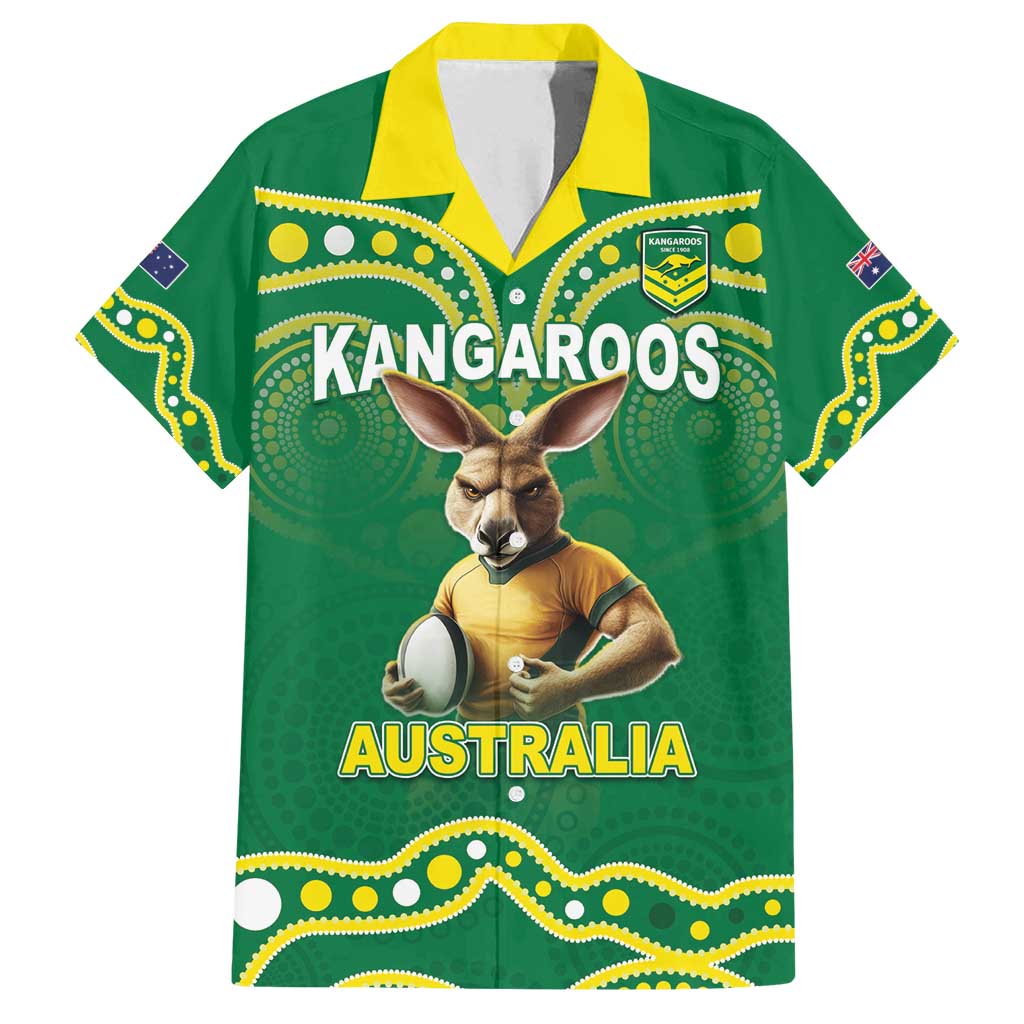 Australia Rugby Custom Family Matching Tank Maxi Dress and Hawaiian Shirt Kangaroos Make History Pacific Champions