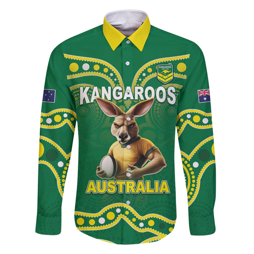 Australia Rugby Custom Family Matching Tank Maxi Dress and Hawaiian Shirt Kangaroos Make History Pacific Champions