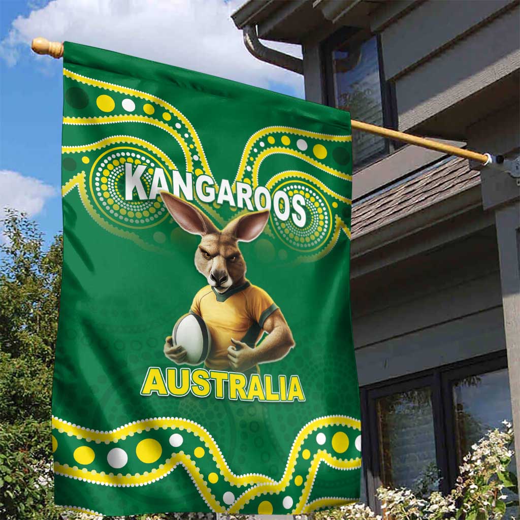 Australia Rugby Custom Garden Flag Kangaroos Make History Pacific Champions LT05 - Vibe Hoodie Shop