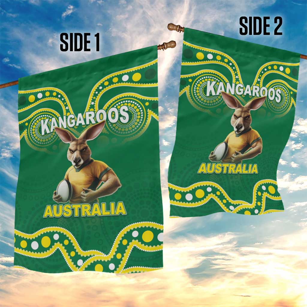 Australia Rugby Custom Garden Flag Kangaroos Make History Pacific Champions LT05 - Vibe Hoodie Shop