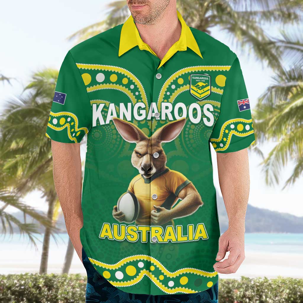 Australia Rugby Custom Hawaiian Shirt Kangaroos Make History Pacific Champions LT05 - Vibe Hoodie Shop