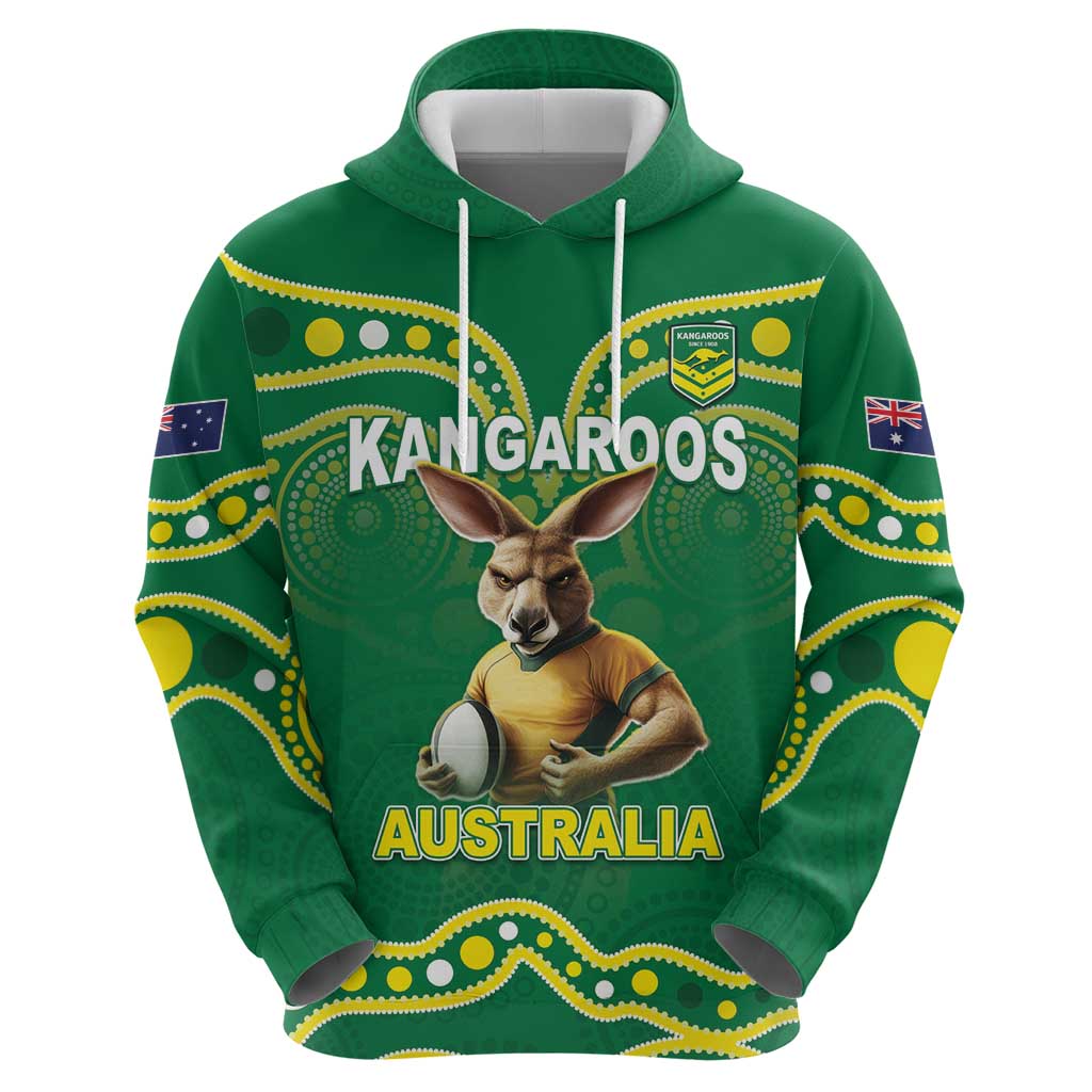 Australia Rugby Custom Hoodie Kangaroos Make History Pacific Champions LT05 - Vibe Hoodie Shop