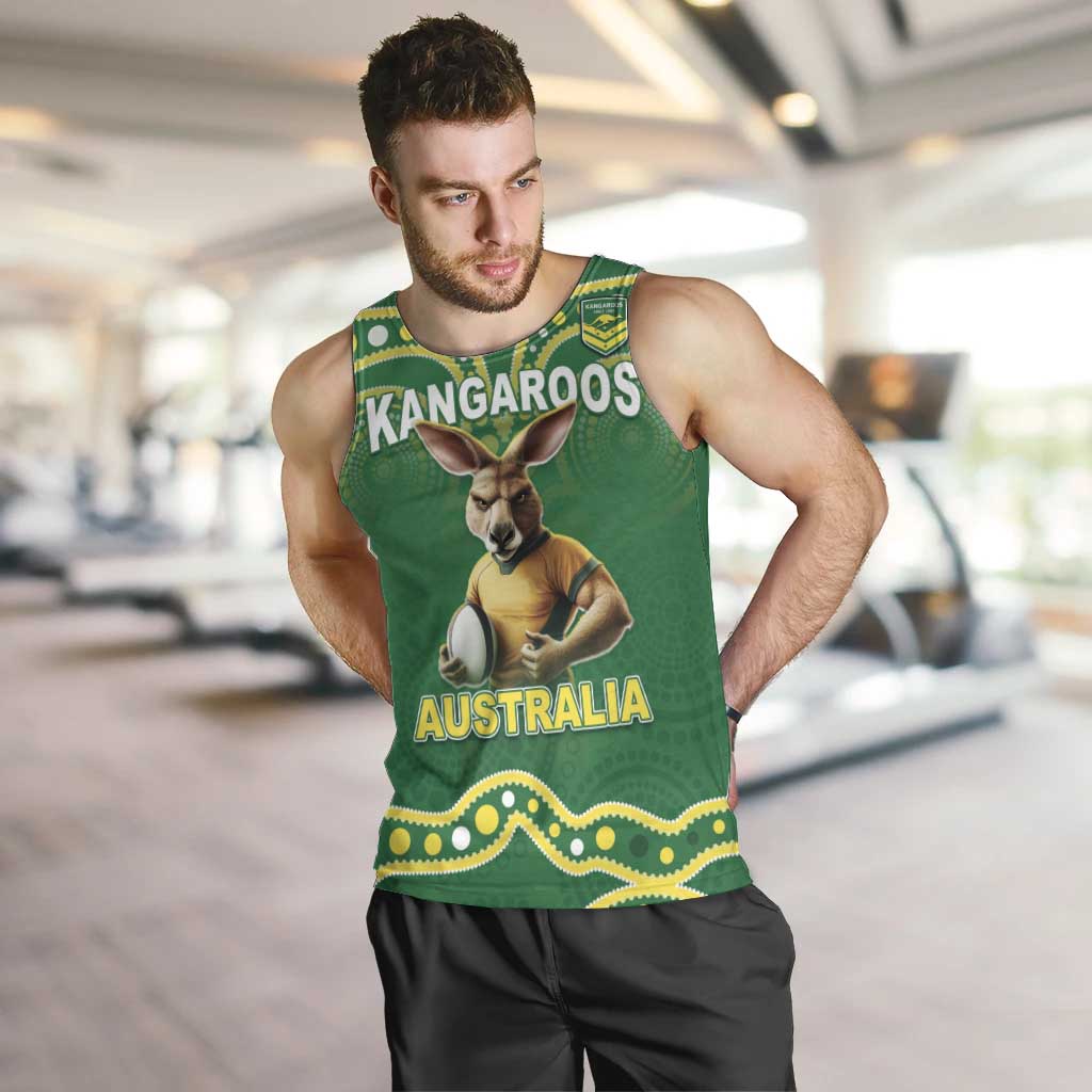 Australia Rugby Custom Men Tank Top Kangaroos Make History Pacific Champions LT05 - Vibe Hoodie Shop