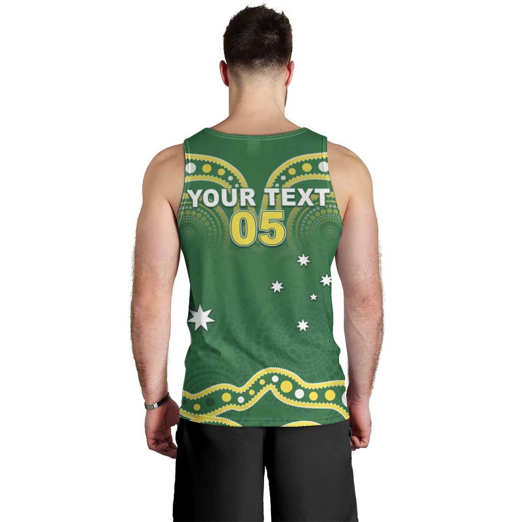 Australia Rugby Custom Men Tank Top Kangaroos Make History Pacific Champions LT05 - Vibe Hoodie Shop