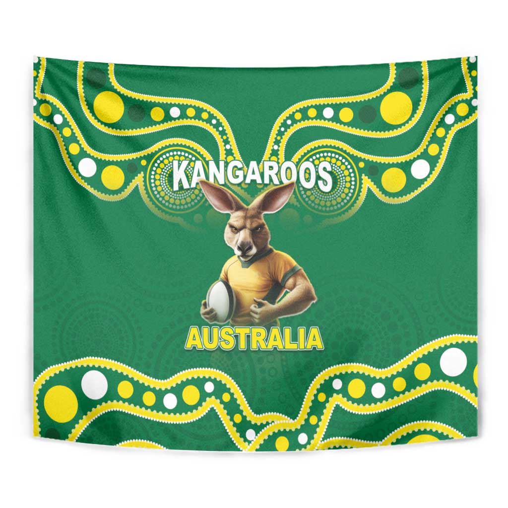 Australia Rugby Custom Tapestry Kangaroos Make History Pacific Champions LT05 - Vibe Hoodie Shop