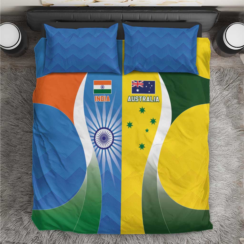 India Vs Australia Cricket Bedding Set Final Matchup - Vibe Hoodie